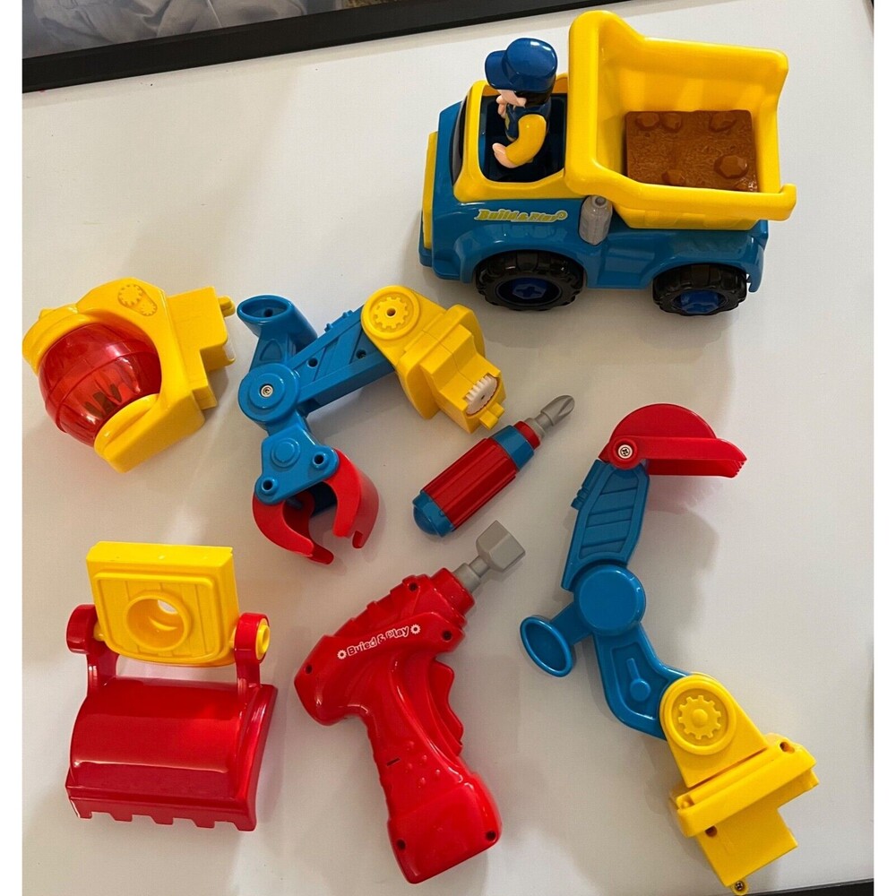 Large Bright Colors Build and Play Construction Set D101